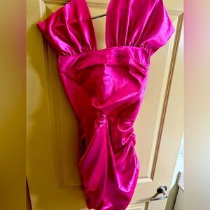 REVOLVE Superdown Aurora Corset Mini Dress In Magenta